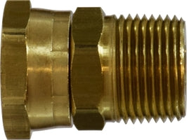 3/4" x 1/4" Female Garden Hose x MIP Swivel Adapter - Fittings N' Valves