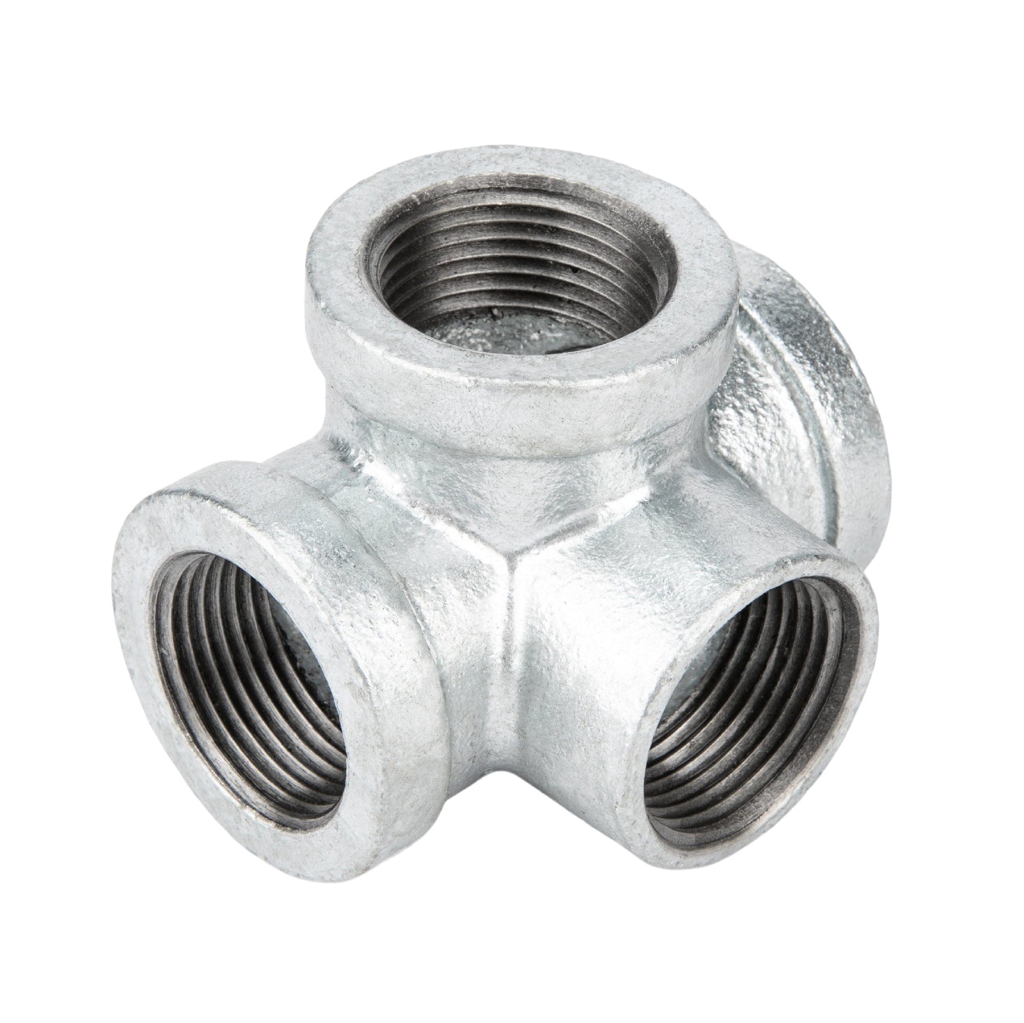 1" Galvanized Iron Side Outlet Tee - Fittings N' Valves