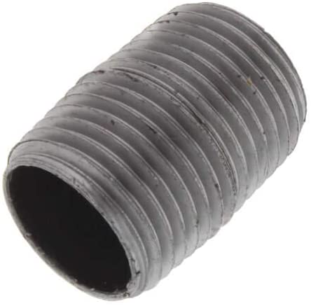 1/2" x Close 150# Black Threaded Pipe Nipple - Box of 100