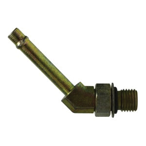 45-deg Elbow, 5/8-in Hose Barb x 5/8-in Male Adjustable O-Ring Boss, Steel