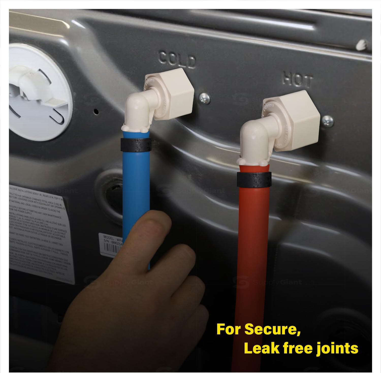 1/2" PolyAlloy PEX x 1/2" FPT Swivel Elbow - White