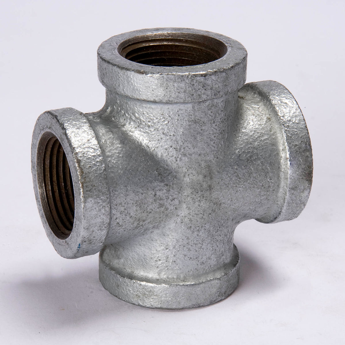 2-1/2-in FIP Galvanized Cross - Barcoded - Fittings N' Valves