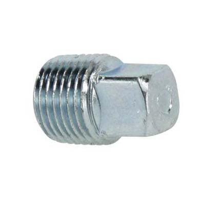 Square Head Plug, 3/4 in MPT, Steel