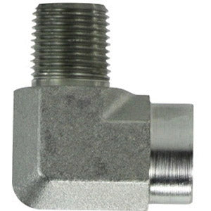 90 deg Street Elbow, 3/4 in Male Pipe x 3/4 in Female Pipe, Steel