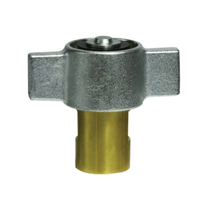 Quick Disconnect Wingnut Coupler, 3/4 in FNPT x 3/4 in FNPT, Brass