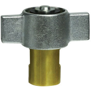 Quick Disconnect Wingnut Coupler, 1-1/4 in FNPT x 1-1/4 in FNPT, Brass