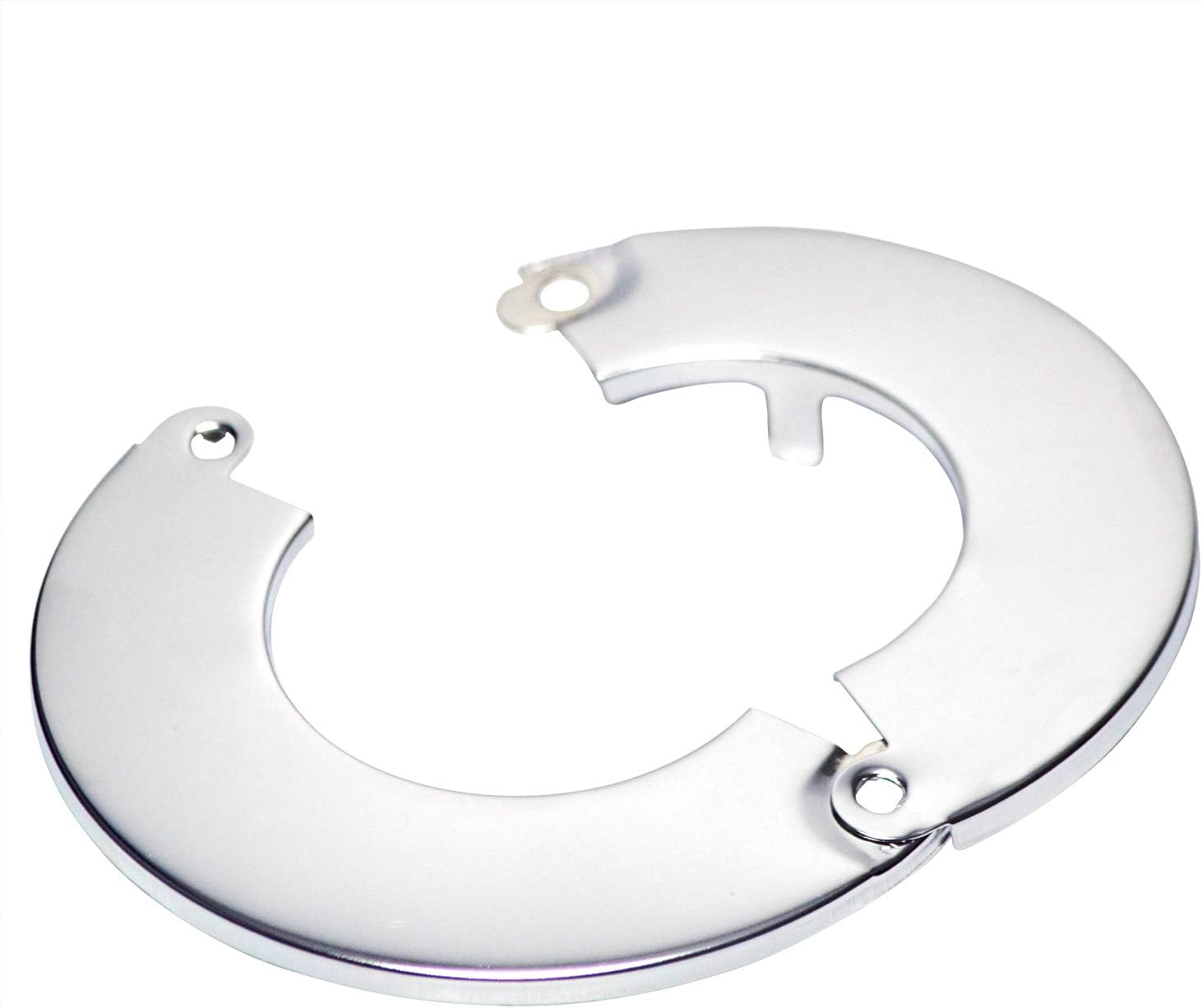 3/8" IPS Floor and Ceiling Plate Heavy Duty Split Flange, Copper Pipe, Chrome Finish - Fittings N' Valves