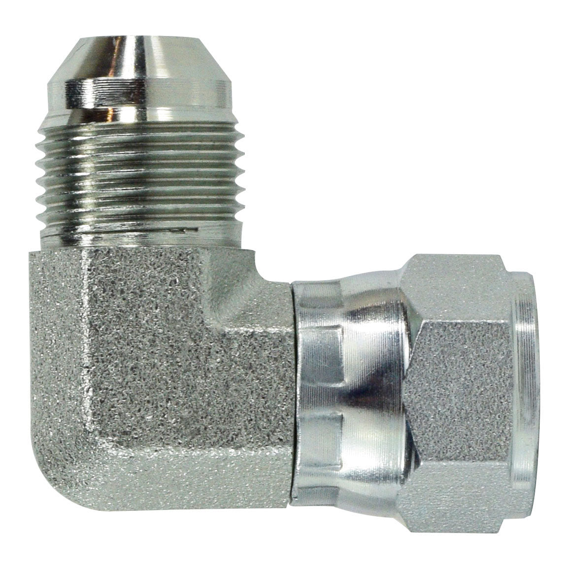 90-deg Swivel Elbow, 3/4-in Male JIC x 3/4-in Female JIC Swivel, Steel