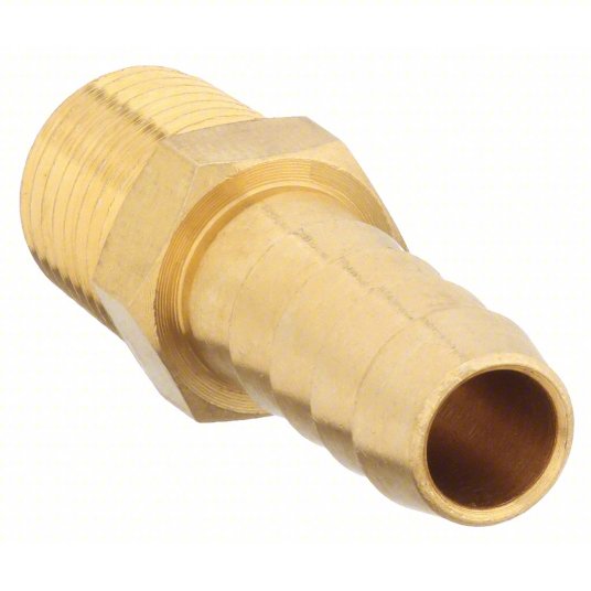 1/2" NPT Male x 3/8" Hose Barb - Fittings N' Valves