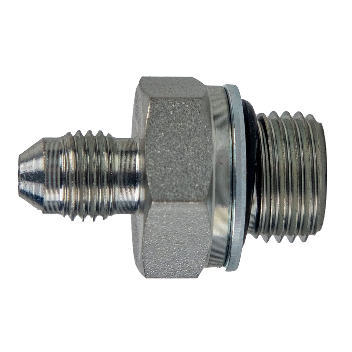 Straight Adapter, 5/8-in Male JIC x M24 Male Metric ORR, Steel
