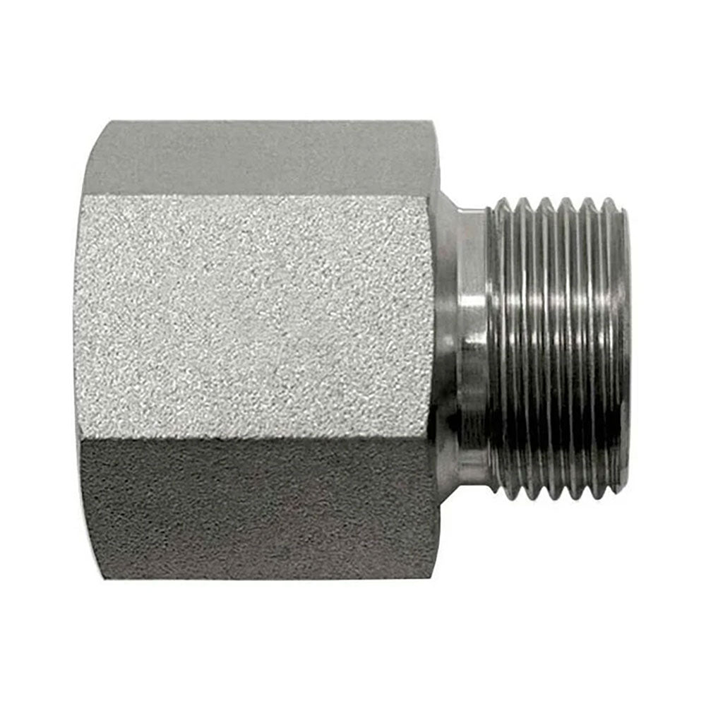 Adapter, 1-1/2-in Female NPT x 1-1/2-in Male BSPP, Steel