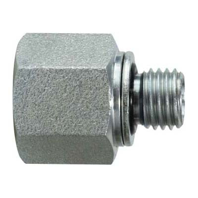 Adapter, 1/8-in Female NPTF x M20 Male Metric, Steel