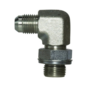90-deg Elbow, 1/2-in Male JIC x 3/8-in Male BSPP, Steel