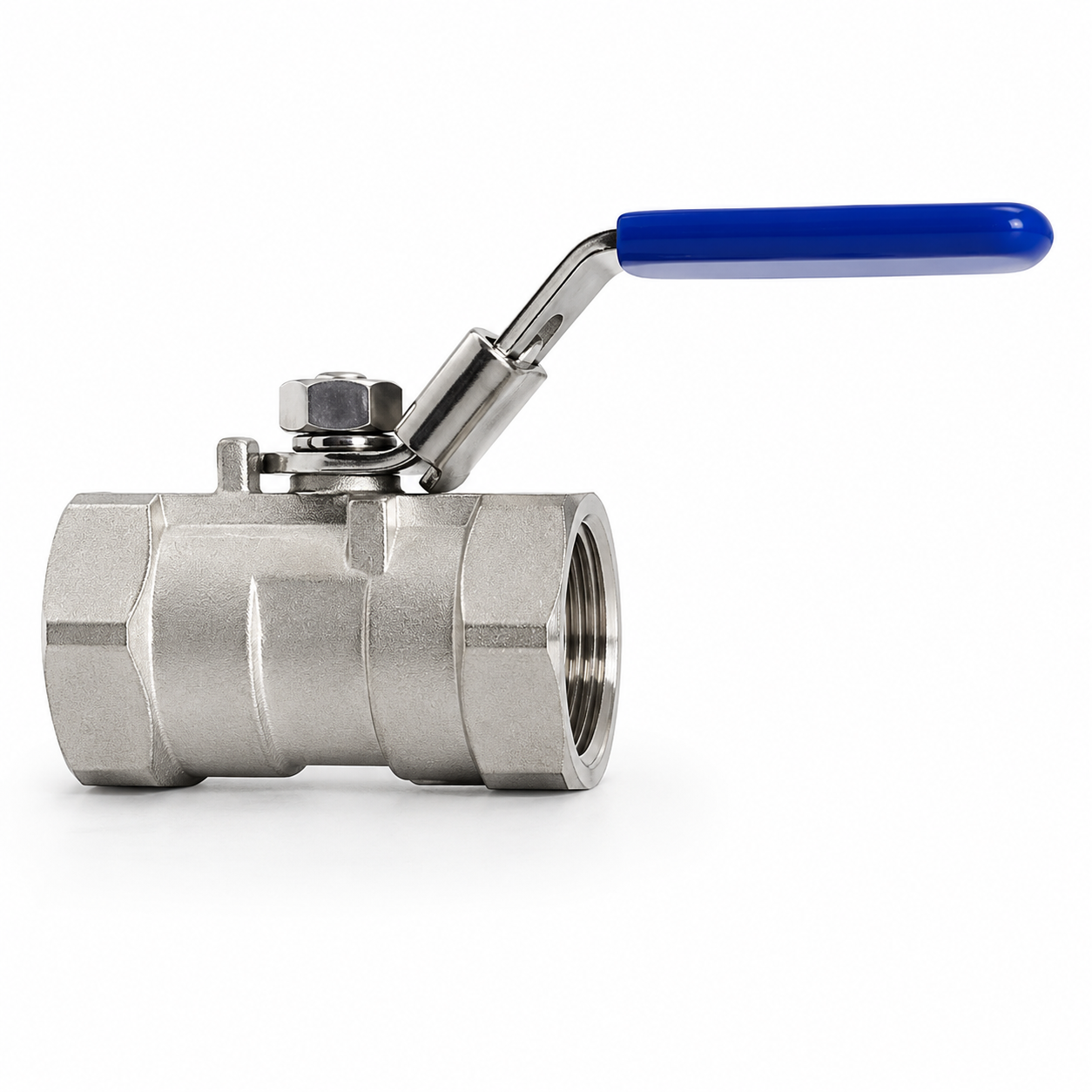 2 in. 316 Stainless Steel 1-Piece Ball Valve - Standard Port, 1000 PSI WOG, FPT x FPT
