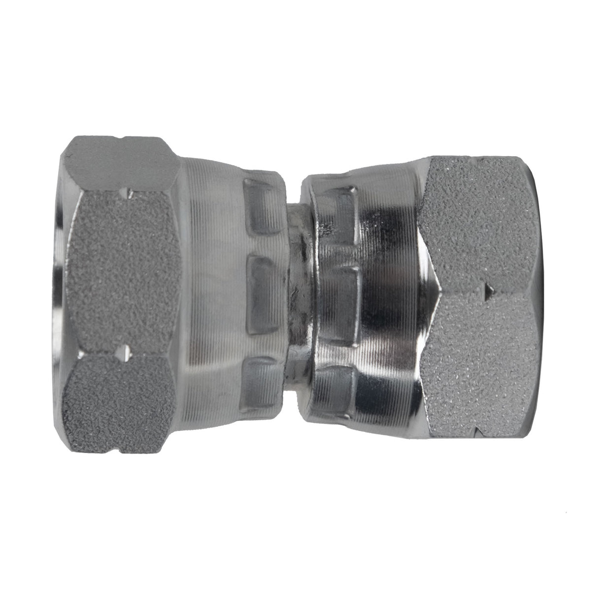 Swivel Adapter, 1/2-in Female BSPP Swivel x 1/2-in Female BSPP Swivel, Steel
