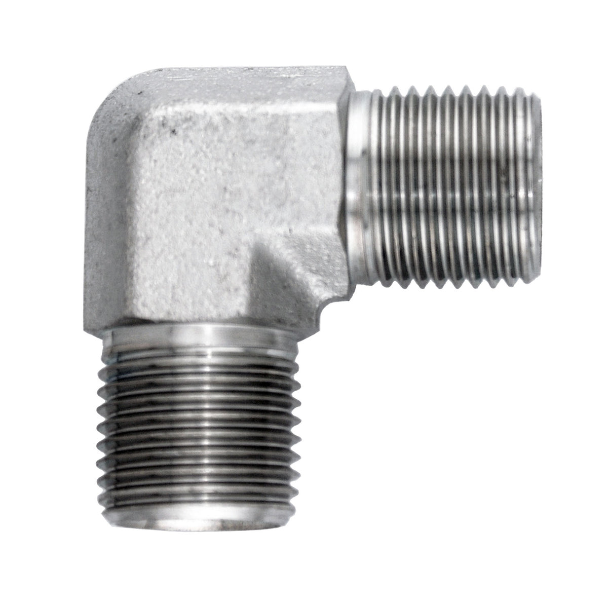 90-deg Union Elbow, 1-in Male BSPP x 3/4-in Male BSPP, Steel