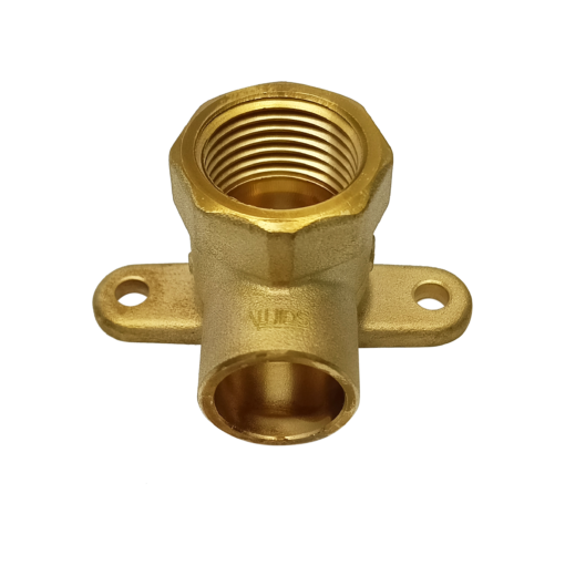 1/2" CxF Cast Brass 90-Degree Drop Ear Elbow (Lead Free) - Fittings N' Valves