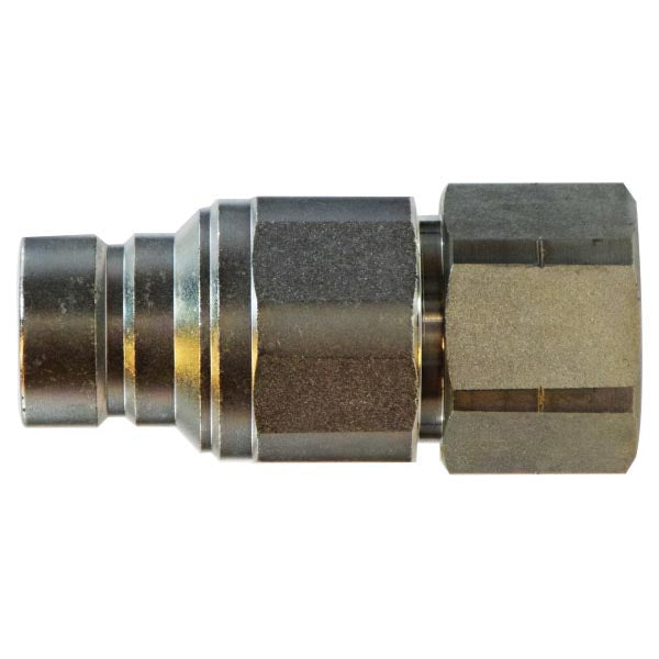 Flat Face Pipe Plug, 3/8-in Body x 1/2-in Female NPT, Steel