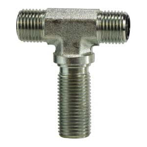 Bulkhead Union Branch Tee, 5/8-in Male O-Ring Face Seal x 5/8-in Male O-Ring Face Seal