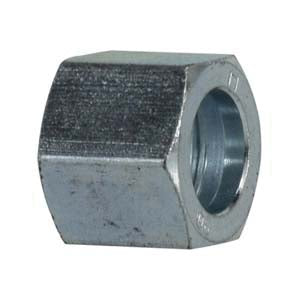 Braze Tube Nut, 1-1/2 x 1-1/2 in Tube, Steel