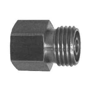 Tube Union, 3/4 in Braze x 1-3/8 in ORFS, Steel