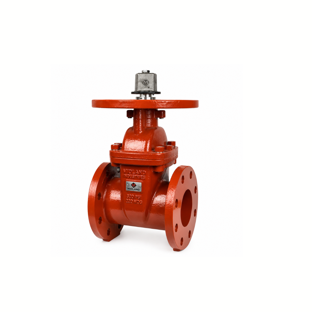 10" DI FL X FL Gate Valve NRS AWWA C515