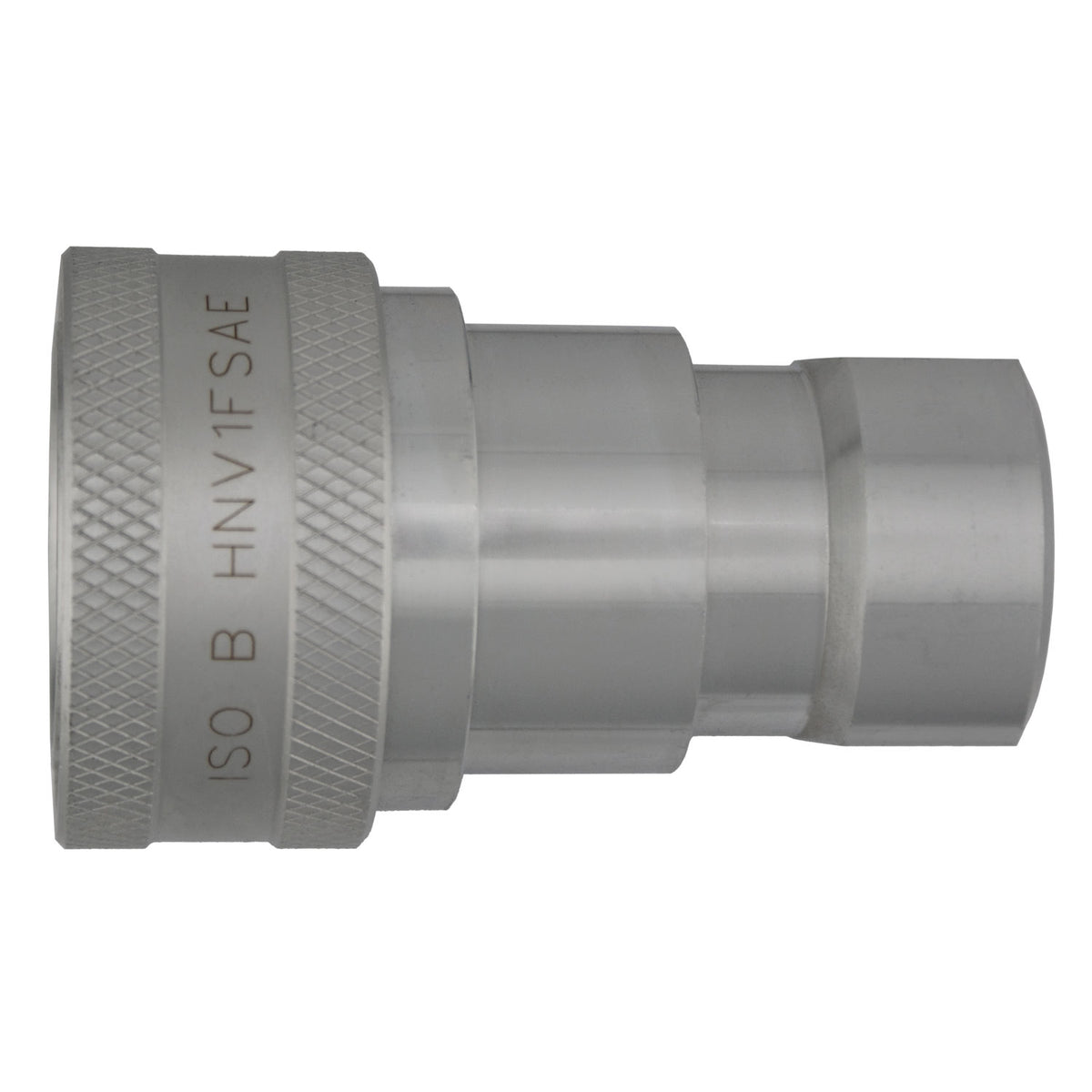 ISO-B Interchange Quick Disconnect Female SAE O-Ring Coupler, 1/2-in Body x 1/2-in Female O-Ring Boss, Steel