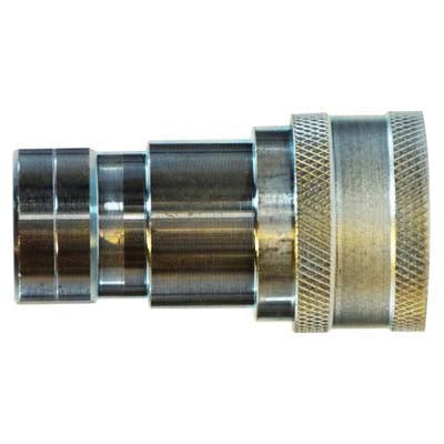 ISO-B Interchange Quick Disconnect Female Pipe Coupler, 3/8-in Body x 3/8-in Female NPT, Steel