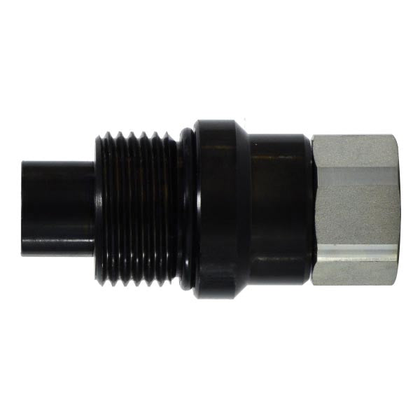 Flat Face Thread Lock Plug, 1/2-in Body x 1/2-in Female NPT, Steel