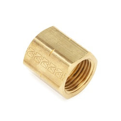 1/8-in Female Inverted Flare x 1/8-in Female Inverted Flare, Brass - Domestic USA - Fittings N' Valves