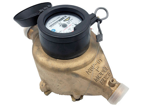 1" NTEP Approved Positive Displacement Water Meter - Fittings N' Valves