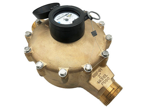 2" NTEP Approved Positive Displacement Water Meter - Fittings N' Valves