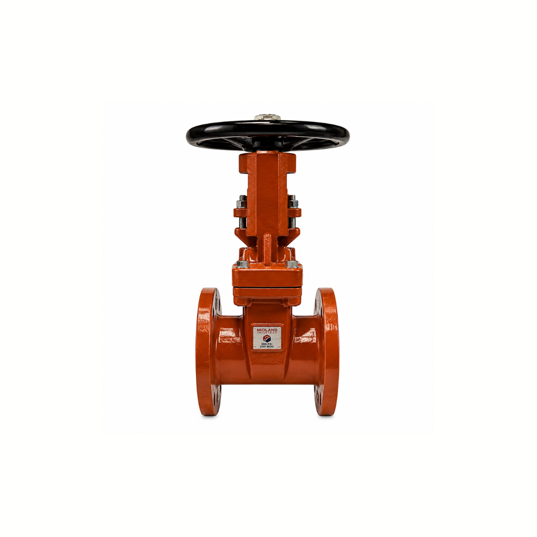 8" DI FL X FL Gate Valve NYC OS&Y AWWA