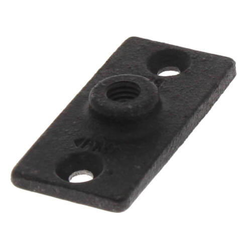 3/8" Black Plain Ceiling Plate - Fittings N' Valves