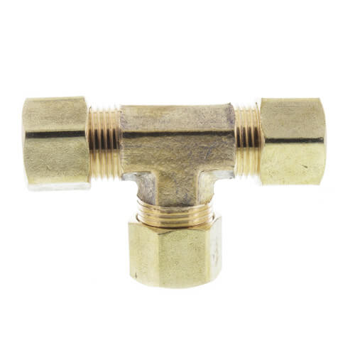 3/8" Compression Tee - Lead Free - Fittings N' Valves