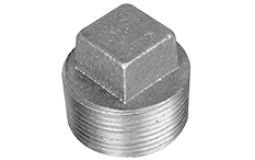 3/8" BLACK MALLEABLE REGULAR CORED PLUGS - Fittings N' Valves