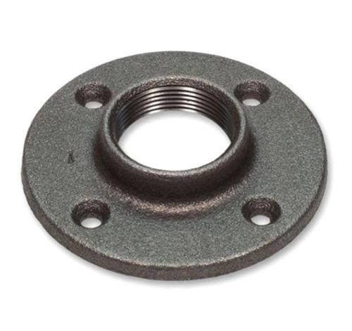 3/8" Black Iron Floor Flange