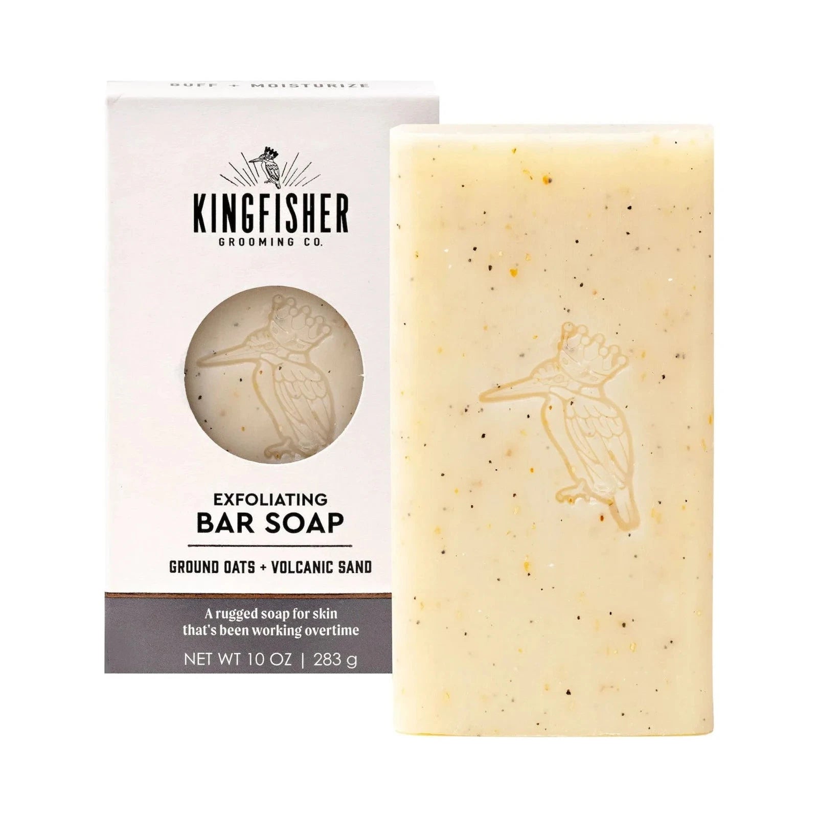 (2 pack) Kingfisher Co. Men's Exfoliating Bar Soap & Moisturiing Bar - 10 Oz Each - Fittings N' Valves