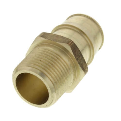 1-1/4" ProPEX x 1-1/4" NPT F1960 Expansion Male Adapter (Lead Free Brass) - Fittings N' Valves