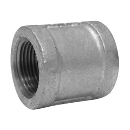 1" Galvanized Extra Heavy Steel Coupling - Fittings N' Valves