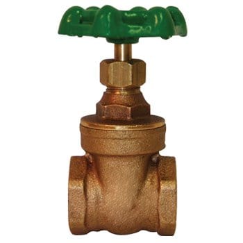 1/2" IPS Heavy Pattern Bronze Gate Valve