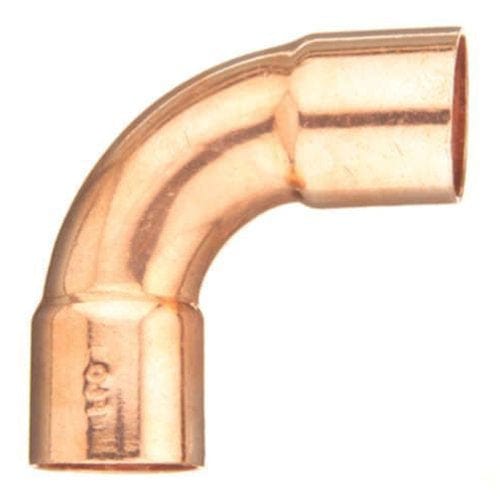 1/2" x 3/8" C x C Long Turn Copper Elbow