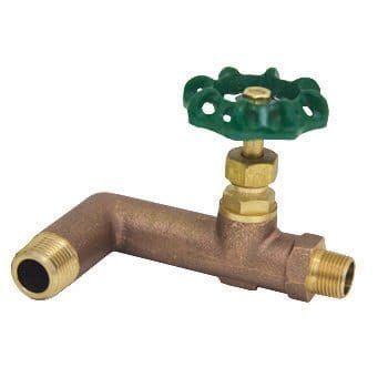 1/2" MIP x 3/8" Flare Brass Tank Globe Valve