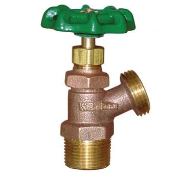 1/2" MIP x Hose Lead Free Brass Boiler Drain