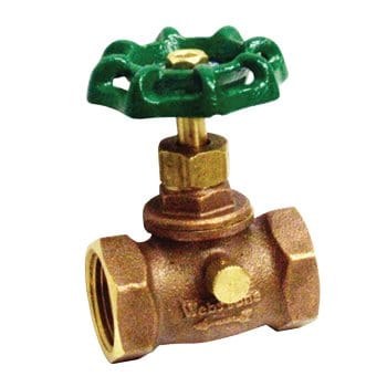 3/4" IPS Brass Stop & Waste Globe Valve
