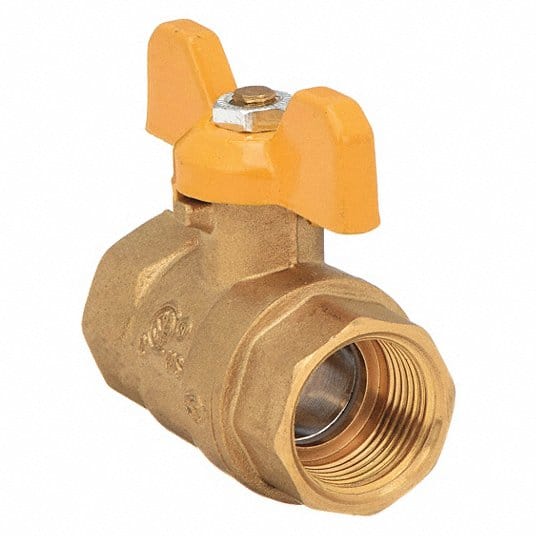 1/2" IPS Threaded Full Port Ball Value W/ Tee Handle, Lead Free