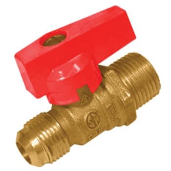 3/8" Flare x 1/2" FIP Gas Ball Valve