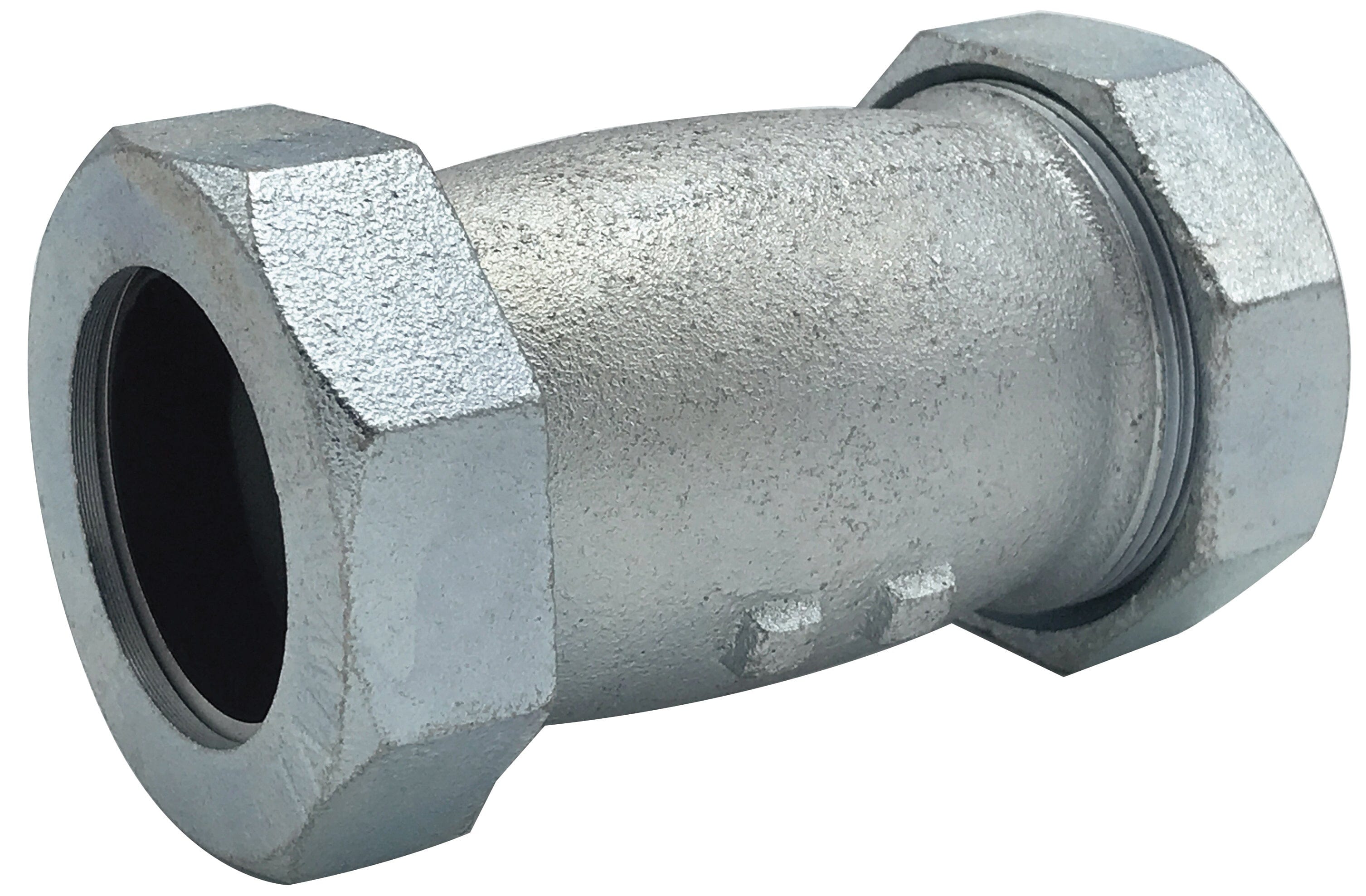 1 1/2" Short Galvanized Compression Coupling