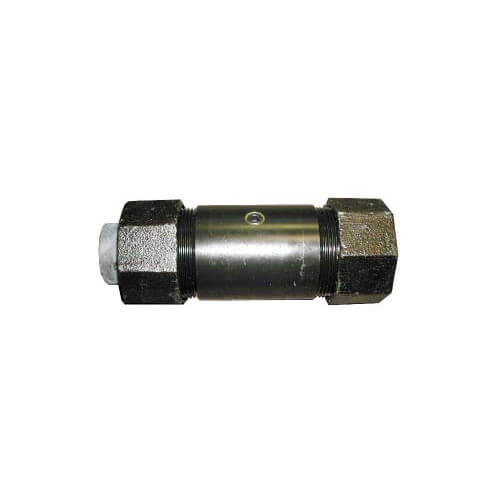 1" IPS Style 90 Gas Meter Compression Dresser Coupling for Steel Pipe w/ Tap