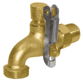 1/2" MIP Hose Bibb W/Bv Action & Lock Handle